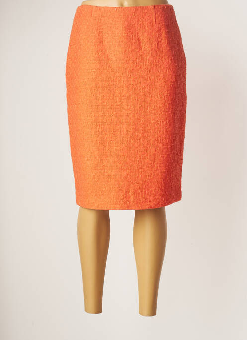 Jupe mi-longue orange WEILL pour femme