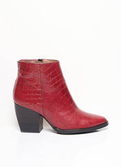 Bottines/Boots rouge WONDERS pour femme seconde vue