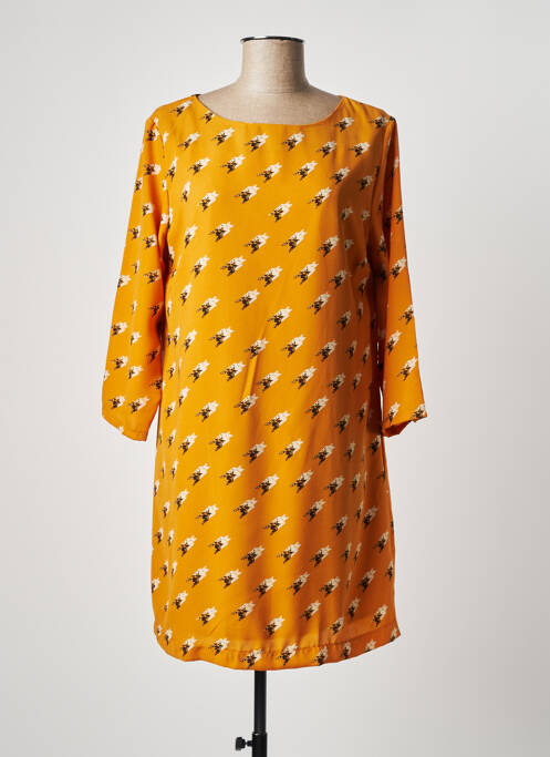 Robe courte orange LILI & LALA pour femme
