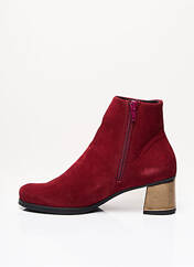 Bottines/Boots rouge HIRICA pour femme seconde vue