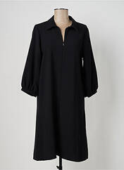 Robe mi-longue noir GEISHA pour femme seconde vue