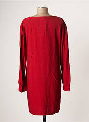 Robe mi-longue rouge ELVIRA pour femme seconde vue