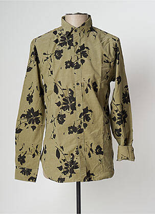 Chemise manches longues manches longues vert DSTREZZED homme