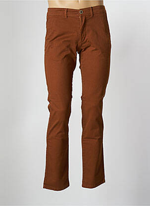 Pantalon chino marron COFOX pour homme