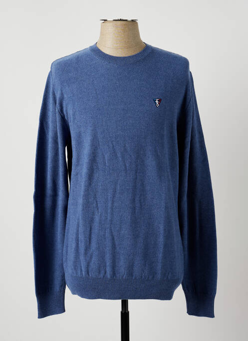 Pull bleu CAMBE pour homme