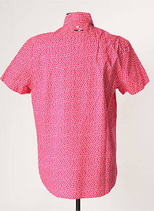 Chemise manches longues imprimé fantaisie rose CAMBE homme