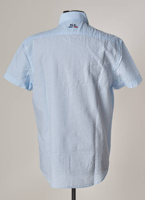 Chemise manches courtes bleu CAMBE pour homme