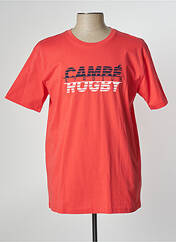 T-shirt orange CAMBE pour homme seconde vue