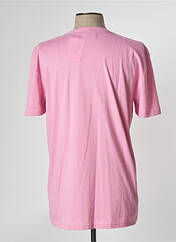 T-shirt rose CAMBE pour homme seconde vue