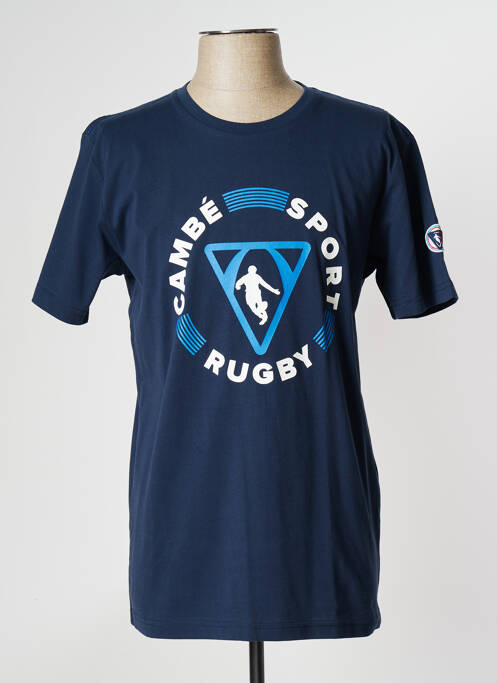 T-shirt bleu CAMBE pour homme