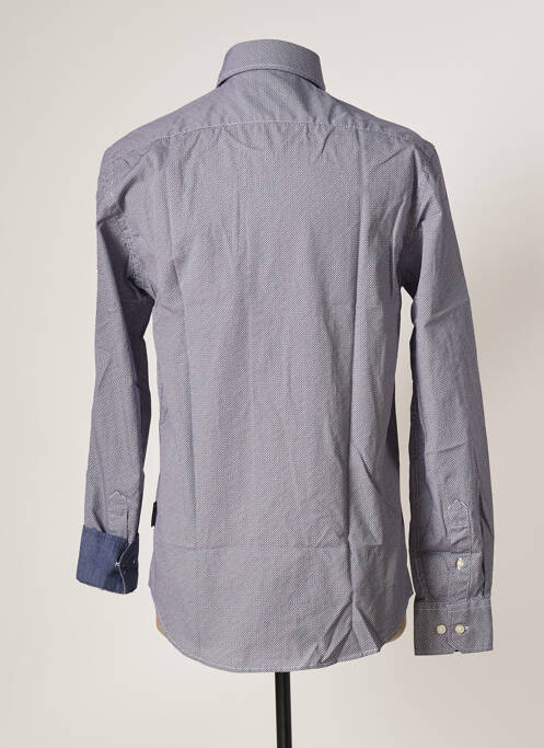 Chemise manches longues bleu CAMBE pour homme