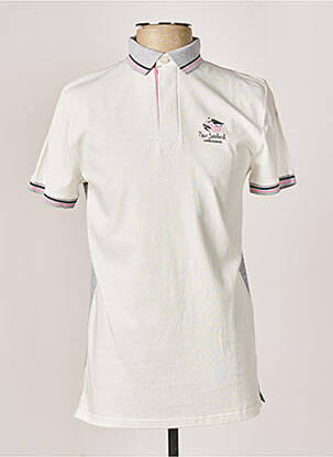 Polo blanc CAMBE pour homme