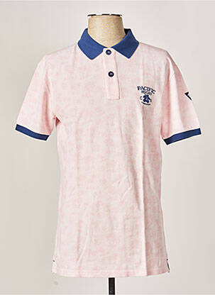 Polo rose CAMBE pour homme
