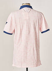 Polo rose CAMBE pour homme seconde vue