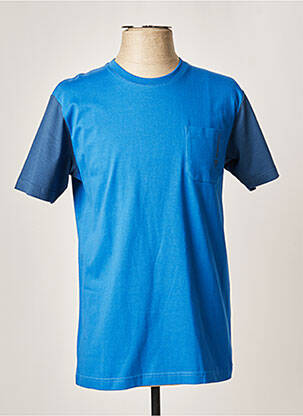 T-shirt bleu CAMBE pour homme
