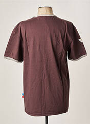 T-shirt marron CAMBE pour homme seconde vue