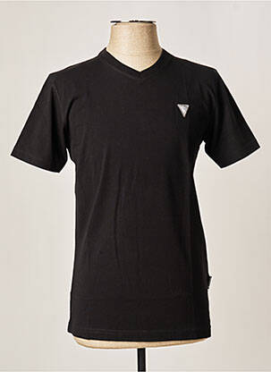 T-shirt noir CAMBE pour homme