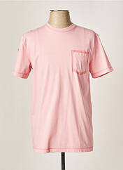 T-shirt rose CAMBE pour homme seconde vue