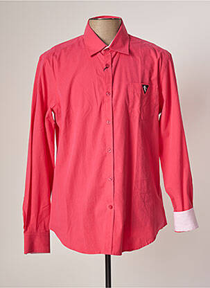 Chemise manches longues rose CAMBERABERO pour homme