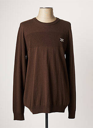 Pull marron CAMBE pour homme