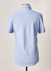 Chemise manches courtes bleu CAMBE pour homme seconde vue