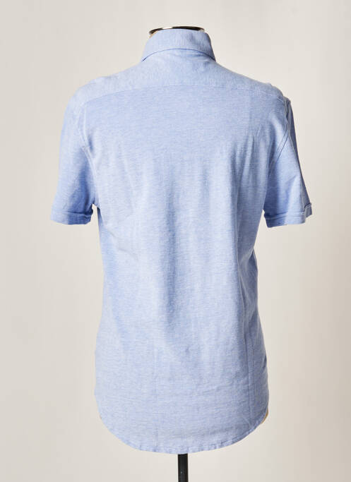 Chemise manches courtes bleu CAMBE pour homme