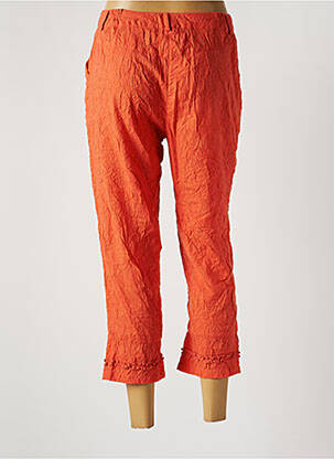 Pantacourt coupe droite taille normale orange JAC JAC femme