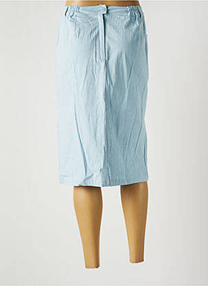 Jupe mi-longue stretch bleu LES MARINS DE JAC JAC femme