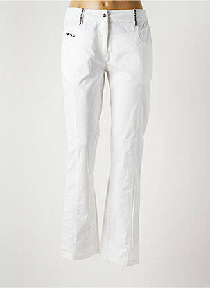 Pantalon droit blanc JAC JAC pour femme