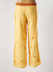 Pantalon large jaune JAC JAC pour femme seconde vue