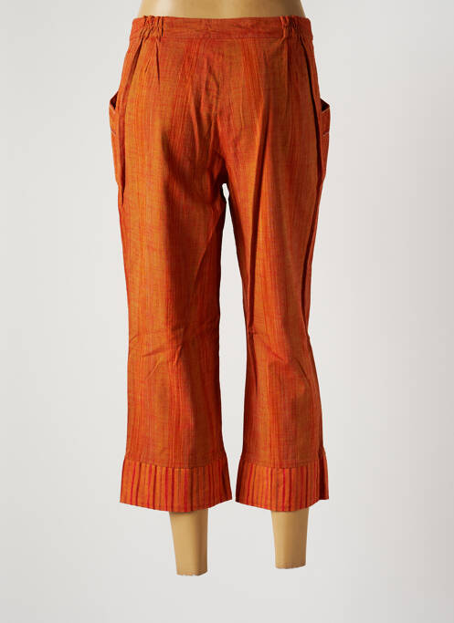 Pantacourt orange JAC JAC pour femme