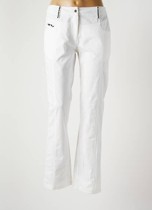Pantalon droit blanc JAC JAC pour femme