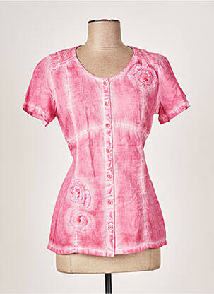 Chemisier manches courtes manches courtes rose JAC JAC femme