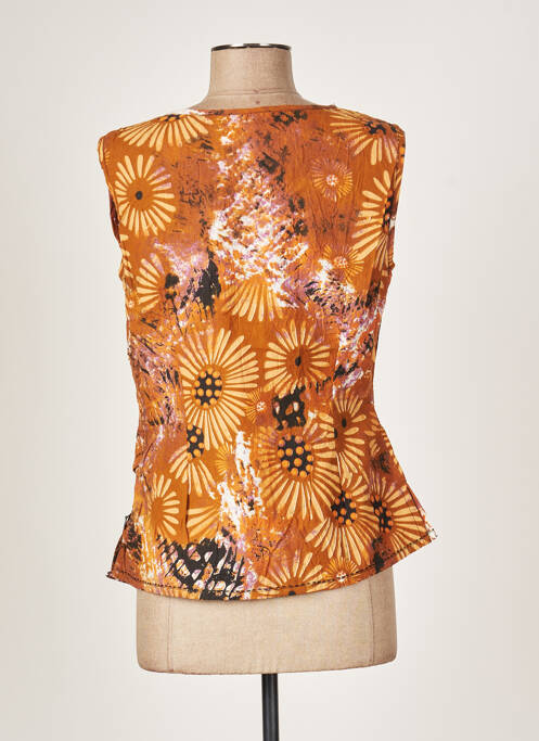 Top marron JAC JAC pour femme