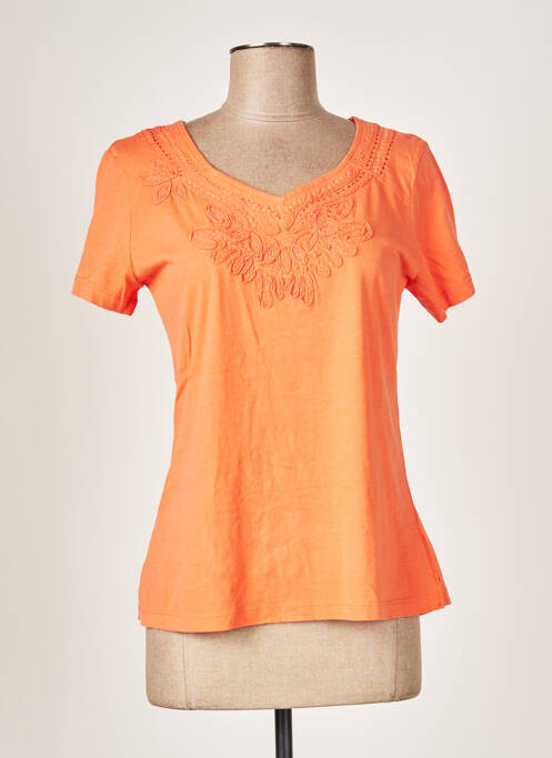 T-shirt orange JAC JAC pour femme