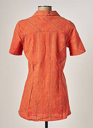 Chemisier manches courtes manches courtes orange JAC JAC femme