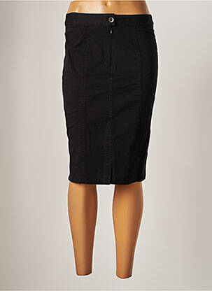 Jupe mi-longue taille normale noir EVER EASY BY JAC JAC femme