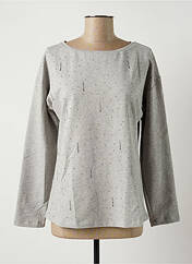 Top gris TOP SECRET pour femme seconde vue