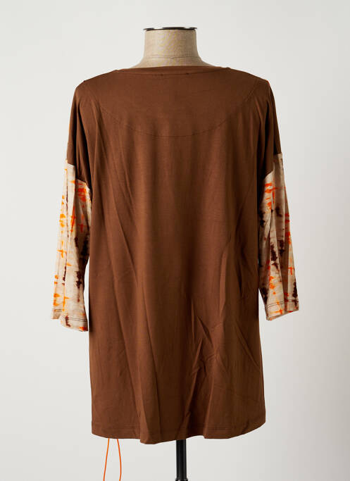 Top marron TOP SECRET pour femme