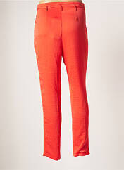 Pantalon droit orange PAZ TORRAS pour femme seconde vue