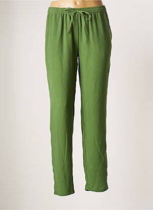 Pantalon droit vert MD'M pour femme