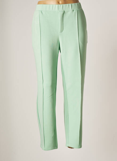 Pantalon droit vert YEST pour femme