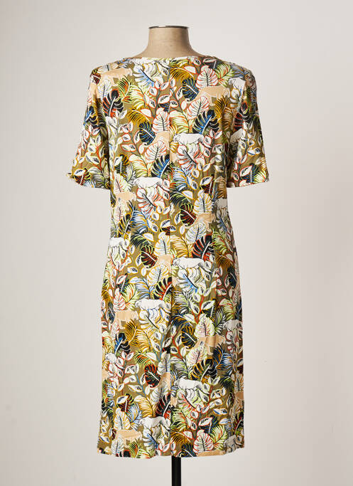 Robe mi-longue vert CONCEPT K pour femme