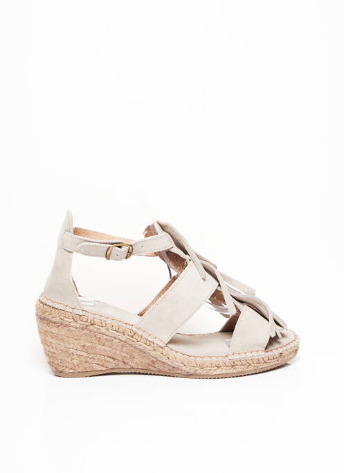 Espadrilles gris NICOLE pour femme
