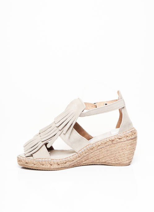 Espadrilles gris NICOLE pour femme