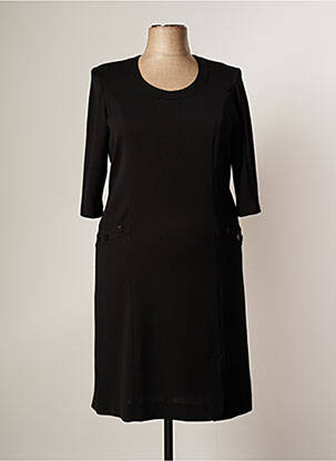 Robe mi-longue noir CHRISTIAN MICHEL pour femme