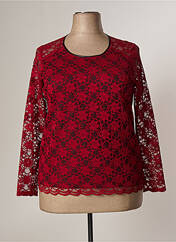 T-shirt rouge JEAN DELFIN pour femme seconde vue