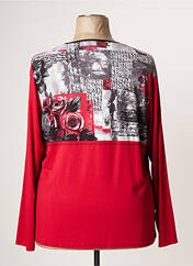 T-shirt rouge JEAN DELFIN pour femme seconde vue
