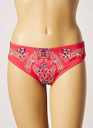 Bas de maillot de bain imprimé fantaisie culotte rose SAVE THE QUEEN femme