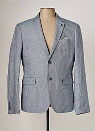 Veste chic coupe cintrée bleu DELAHAYE homme